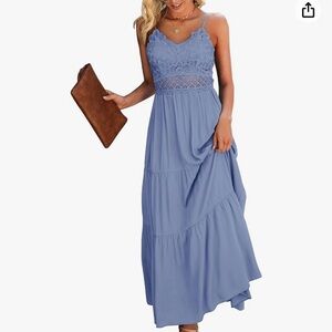 Dokuritu Crochet Lace Maxi